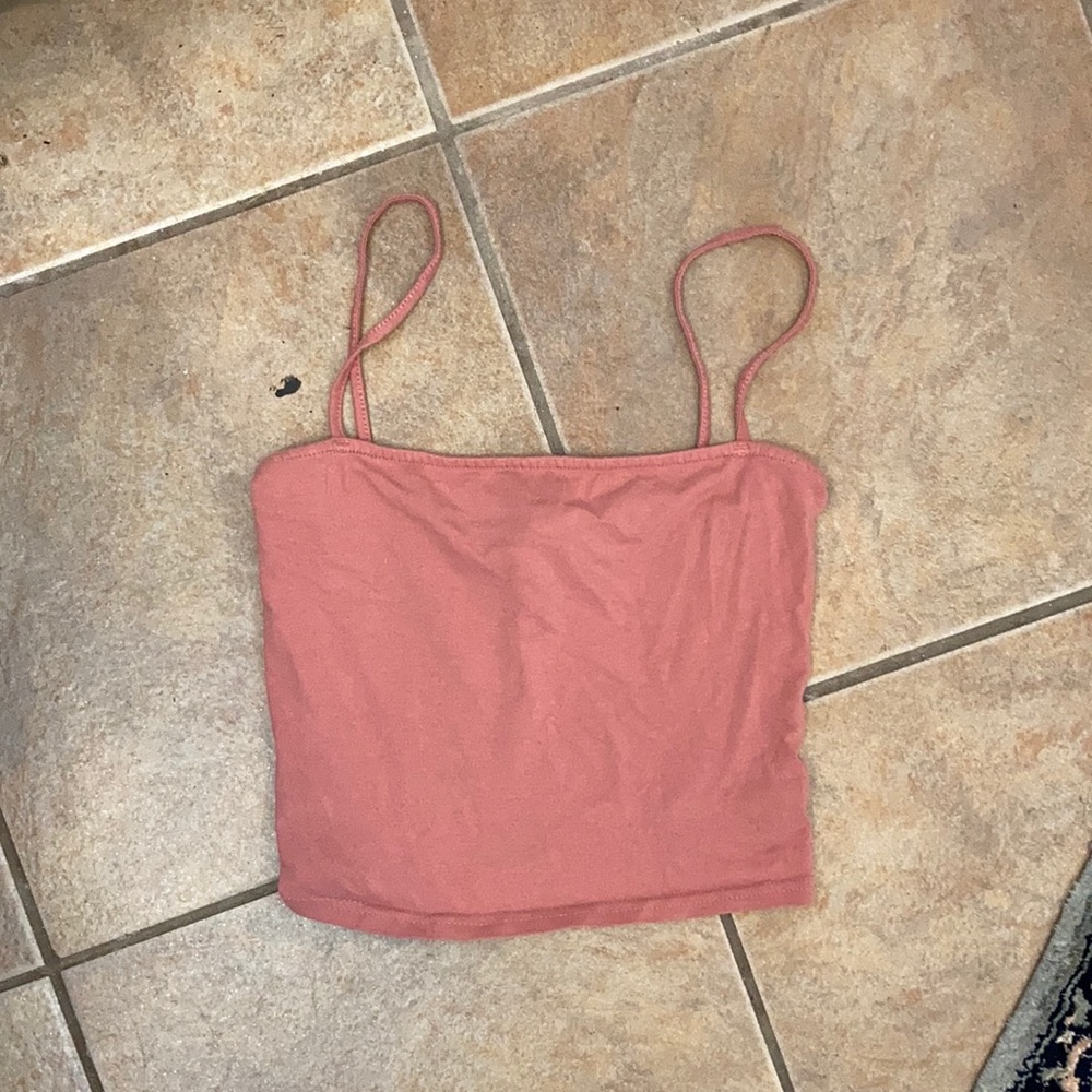 Light Pink Divided Tank Top